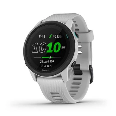 Garmin - Forerunner 745 GPS Smartwatch 30mm Fiber-Reinforced Polymer - Whitestone 3 Garmin - Forerunner 745 GPS Smartwatch 30mm Fiber-Reinforced Polymer - Whitestone - Image 3