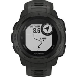 Garmin - Instinct GPS Smartwatch 45mm Fiber-Reinforced Polymer - Graphite -Garmin GPS c54ce8fd ab61 5e5f ad40 c40d679c33f8