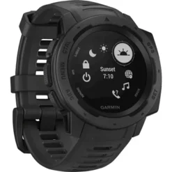 Garmin - Instinct GPS Smartwatch 45mm Fiber-Reinforced Polymer - Graphite -Garmin GPS c57ba4a7 67a6 4db0 b6db 7349d3bc6384