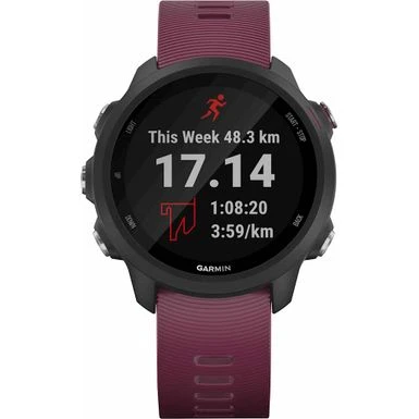 Garmin - Forerunner 245 GPS Smartwatch 42mm Fiber-Reinforced Polymer - Berry 9 Garmin - Forerunner 245 GPS Smartwatch 42mm Fiber-Reinforced Polymer - Berry - Image 9