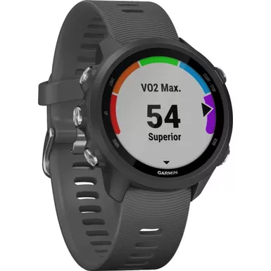 Garmin - Forerunner 245 GPS Smartwatch 42mm Fiber-Reinforced Polymer - Slate 12 Garmin - Forerunner 245 GPS Smartwatch 42mm Fiber-Reinforced Polymer - Slate - Image 12
