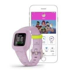 Garmin - Vivofit Jr. 3 Kids Fitness Activity Tracker - Lilac Floral 8 Garmin - Vivofit Jr. 3 Kids Fitness Activity Tracker - Lilac Floral -Garmin GPS de3a8c17 b9d1 5446 bdd7 69464a2ef4e4