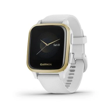 Garmin - Venu Sq GPS Smartwatch 33mm Fiber-Reinforced Polymer - White 3 Garmin - Venu Sq GPS Smartwatch 33mm Fiber-Reinforced Polymer - White - Image 3