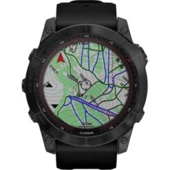 Garmin - Fēnix 7X Sapphire Solar GPS Smartwatch 51 Mm Fiber-reinforced Polymer - Black DLC Titanium -Garmin GPS eb81a41c 9e65 5633 a669 f0127f1d8a2f