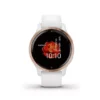 Garmin - Venu 2S GPS Smartwatch 40 Mm Fiber-Reinforced Polymer - Rose Gold Bezel With White Case