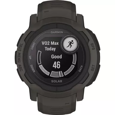 Garmin - Instinct 2 Solar 45 Mm Smartwatch Fiber-reinforced Polymer - Graphite 12 Garmin - Instinct 2 Solar 45 Mm Smartwatch Fiber-reinforced Polymer - Graphite - Image 12