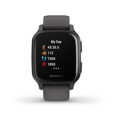 Garmin - Venu Sq GPS Smartwatch 33mm Fiber-Reinforced Polymer - Shadow Gray 8 Garmin - Venu Sq GPS Smartwatch 33mm Fiber-Reinforced Polymer - Shadow Gray - Image 8