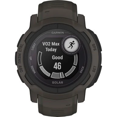 Garmin - Instinct 2 Solar 45 Mm Smartwatch Fiber-reinforced Polymer - Graphite 5 Garmin - Instinct 2 Solar 45 Mm Smartwatch Fiber-reinforced Polymer - Graphite - Image 5