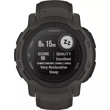 Garmin - Instinct 2 45 Mm Smartwatch Fiber-reinforced Polymer - Graphite 12 Garmin - Instinct 2 45 Mm Smartwatch Fiber-reinforced Polymer - Graphite - Image 12
