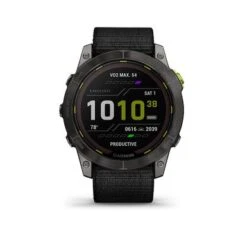 Garmin - Enduro 2 GPS Smartwatch 51mm Fiber-Reinforced Polymer With Titanium Rear Cover - Carbon Gray
