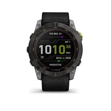 Garmin - Enduro 2 GPS Smartwatch 51mm Fiber-Reinforced Polymer With Titanium Rear Cover - Carbon Gray 1 Garmin - Enduro 2 GPS Smartwatch 51mm Fiber-Reinforced Polymer With Titanium Rear Cover - Carbon Gray