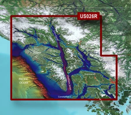 Garmin Bluechart G3 Vision Wrangell Juneau Sitka Chart - VUS026R 2 Garmin Bluechart G3 Vision Wrangell Juneau Sitka Chart - VUS026R - Image 2