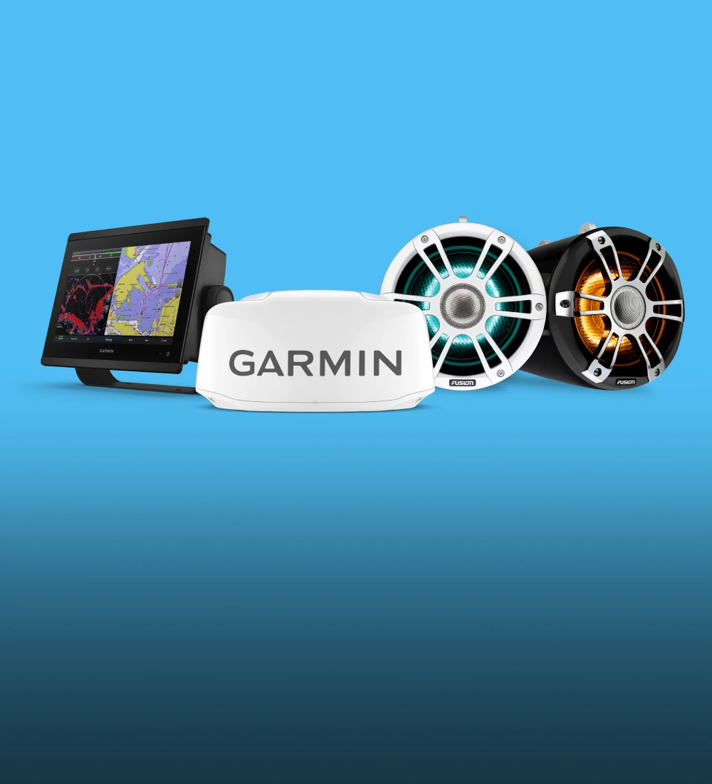 Garmin GPS 2 Garmin GPS -Garmin GPS 48987 3rd width tile blue Marine System Builder